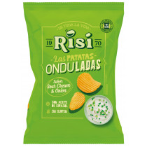 PATATAS ONDULADAS SOUR CREAM & ONION  40gr x 18u