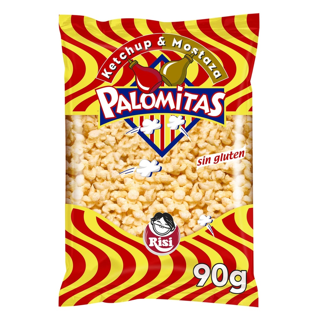 PALOMITAS KET-MOSTAZA 90gx8 u