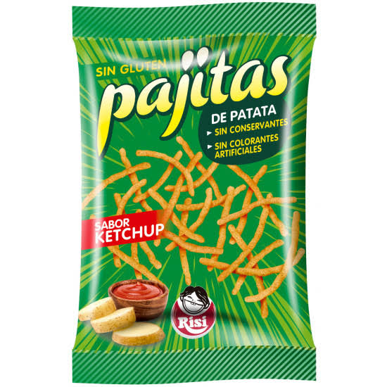 PAJITAS KETCHUP 100 g x 9 u