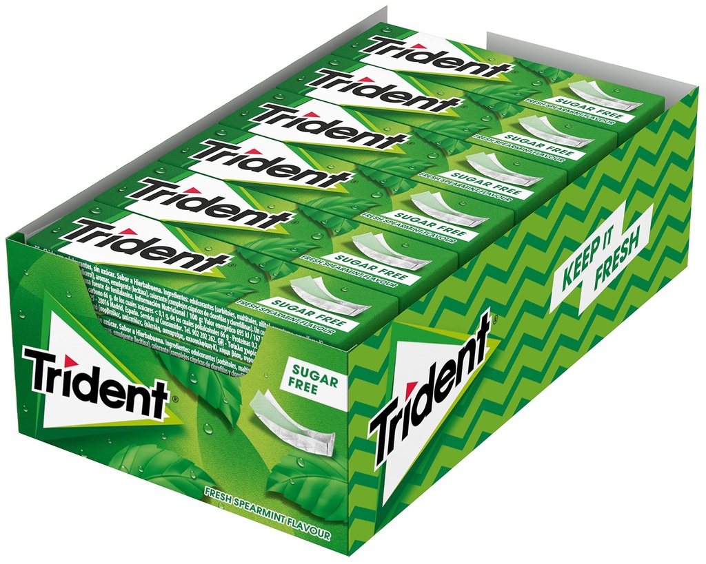 TRIDENT GRAGEA HIERBABUENA 24un