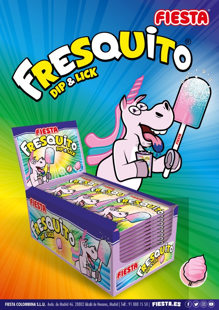 Fresquito Unicornio 40un