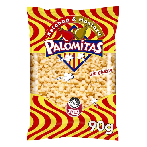 [V004010] PALOMITAS KET-MOSTAZA 90gx8 u