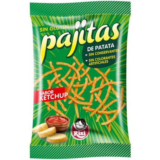 [V018011] PAJITAS KETCHUP 100 g x 9 u