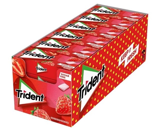 TRIDENT GRAGEA FRESA 24un